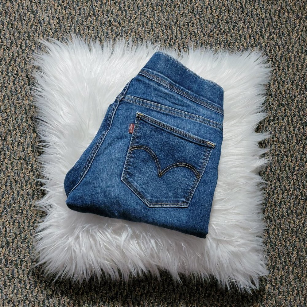 Levi's Stretch Waistband Denim Jeggings Stretch Waistband Jeans Size 29 - Picture 13 of 14